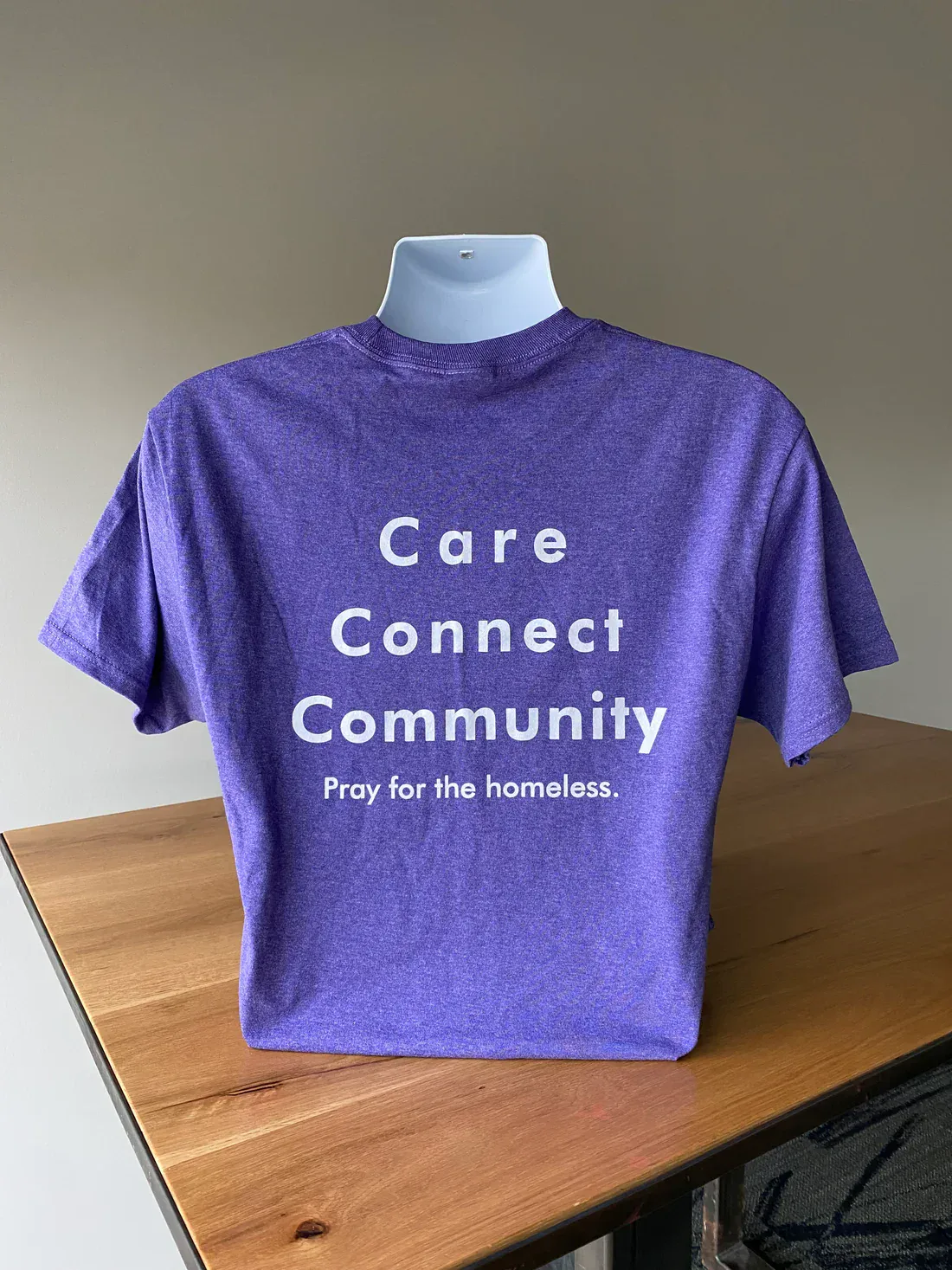 Short Sleeve Tee - Care Connect Community - Heather Purple
